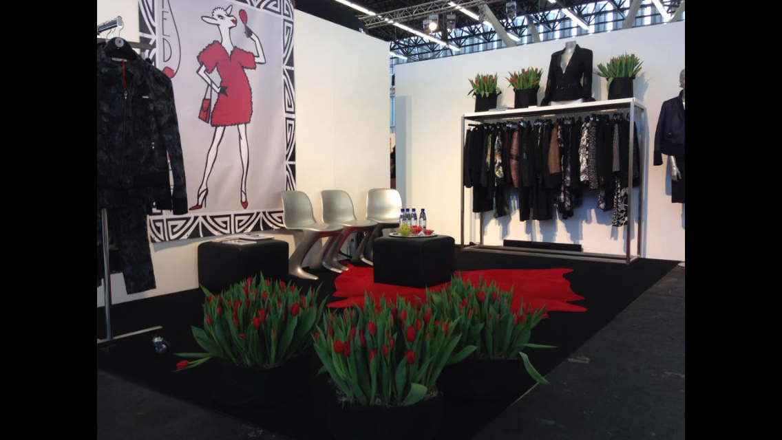 Bloemwerk van Les fleurs de mylene op de modefabriek Amsterdam